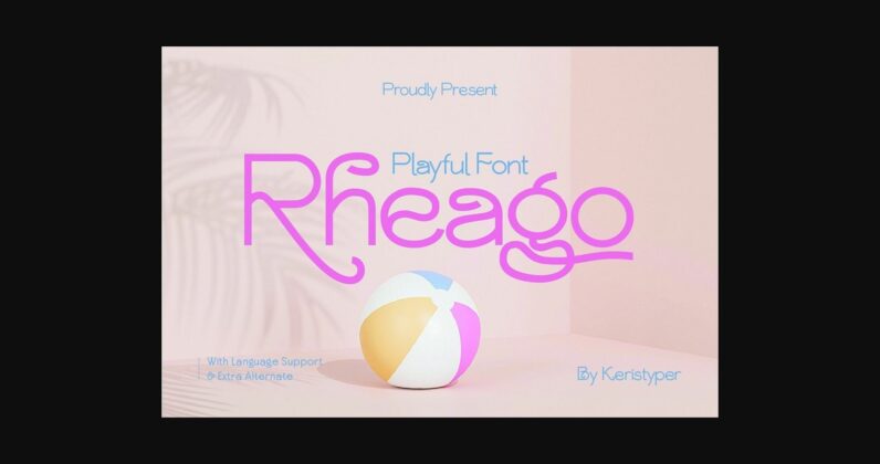 Rheago Font Poster 3