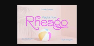 Rheago Font Poster 1