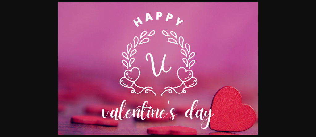 Rianda Valentine Monogram Font Poster 4