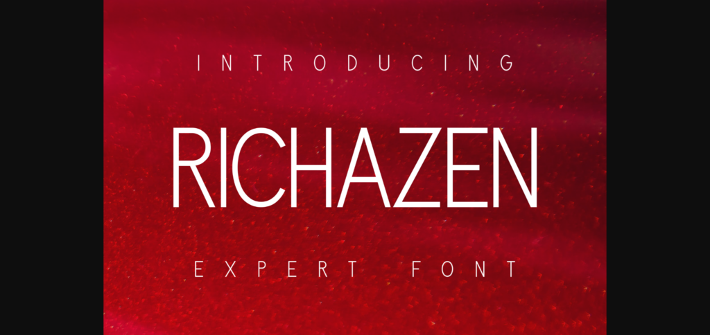 Richazen Font Poster 1