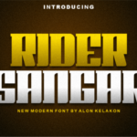 Rider Sangar Fonts