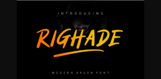 Righade Font Poster 1