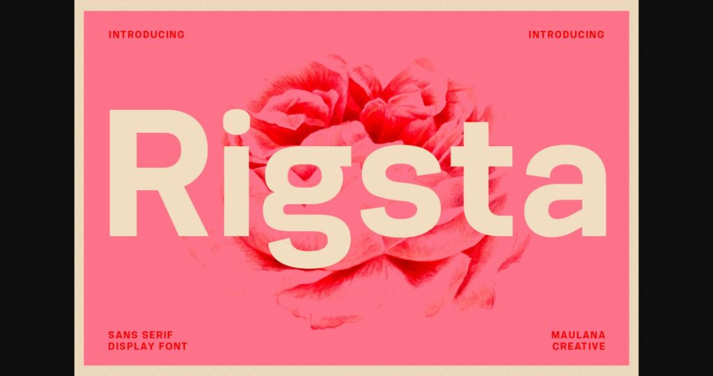 Rigsta Font Poster 3