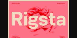 Rigsta Font Poster 1