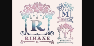 Rihane Font Poster 1