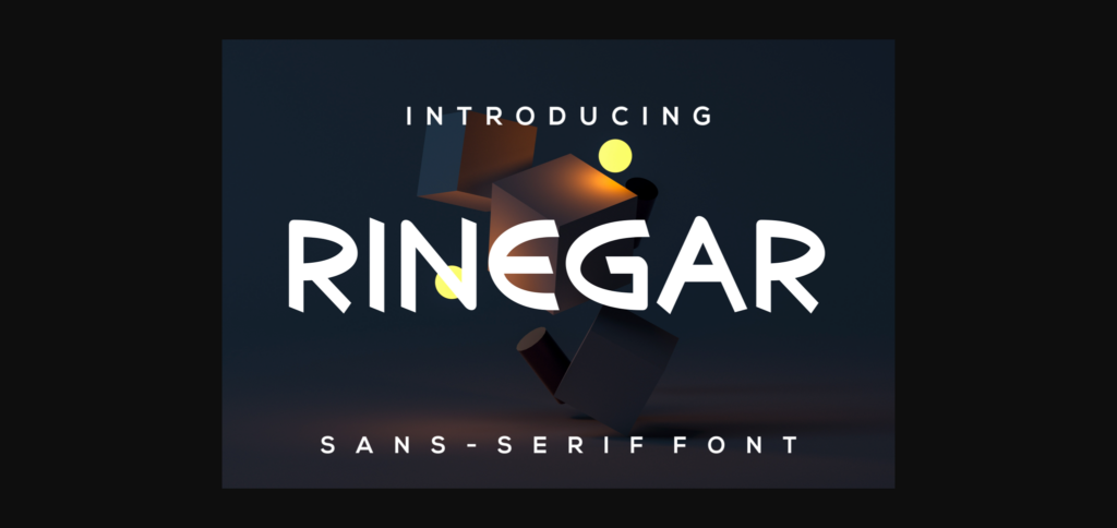 Rinegar Font Poster 3