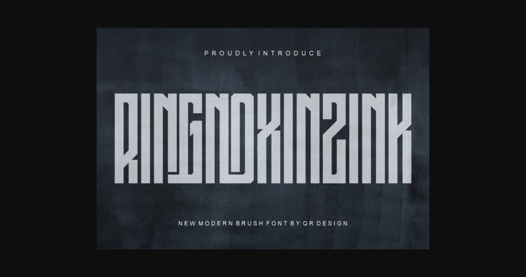 Ringnoxinzink Font Poster 3