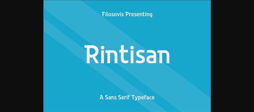 Rintisan Font Poster 3