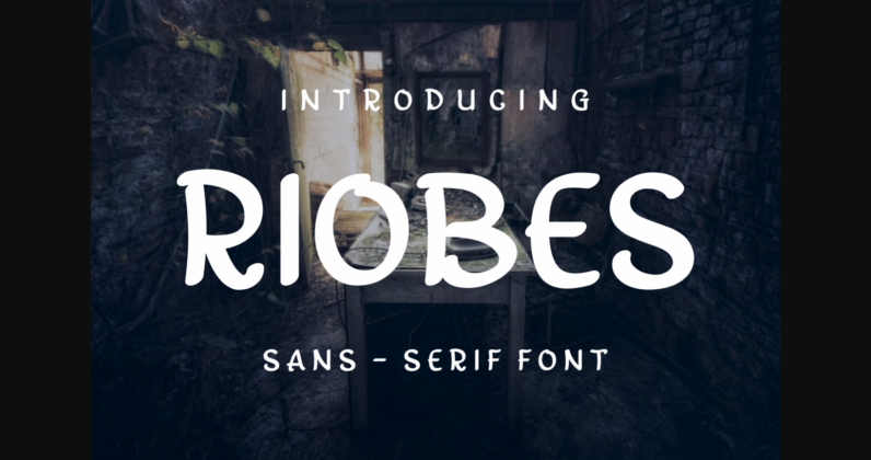 Riobes Font Poster 3