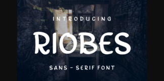 Riobes Font Poster 1