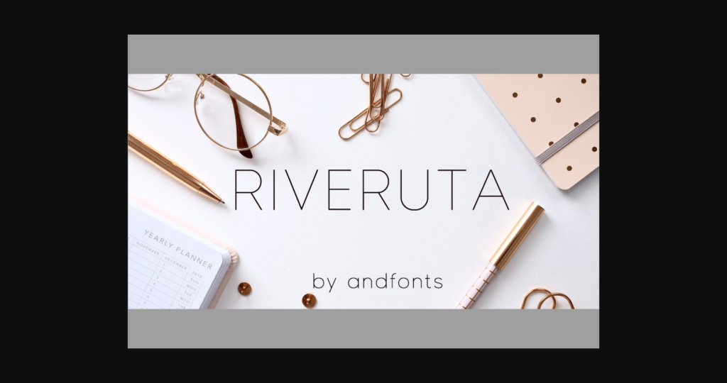 Riveruta Font Poster 3