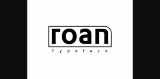 Roan Font Poster 1