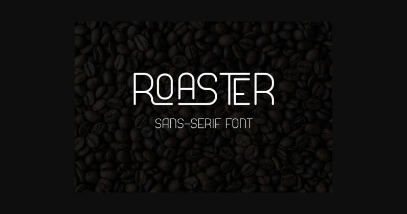 Roaster Font Poster 3