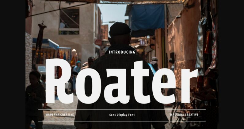 Roater Font Poster 3