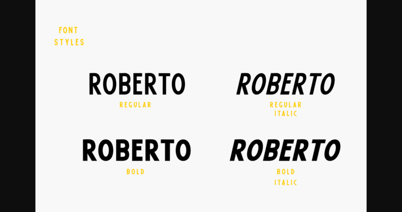 Roberto Font Poster 4