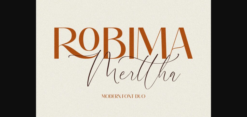 Robima Merttha Duo Font Poster 3