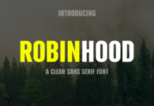 Robinhood Font Poster 1