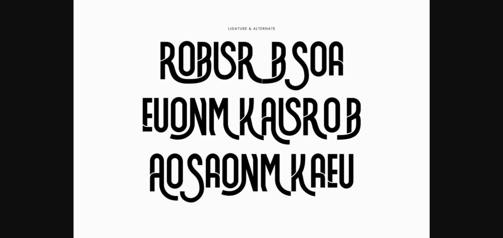 Robinson Font Poster 10