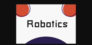 Robotics Font Poster 1