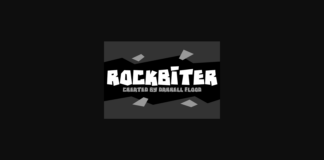 Rockbiter Font Poster 1