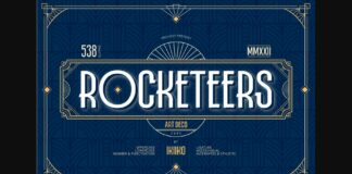 Rocketeers Font Poster 1