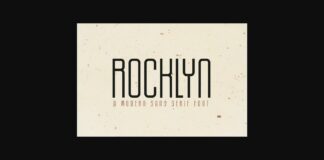 Rocklyn Font Poster 1