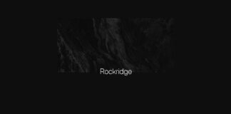 Rockridge Font Poster 1