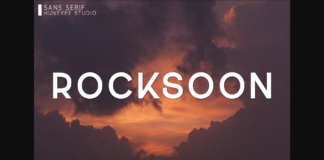 Rocksoon Font Poster 1