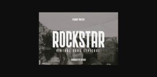 Rockstar Font Poster 1