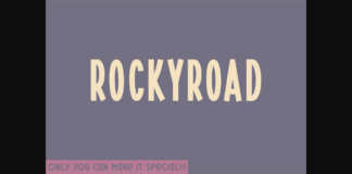 Rockyroad Font Poster 1