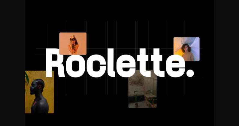 Roclette Font Poster 3