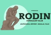 Rodin Fonts