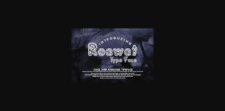 Roewet Font Poster 1
