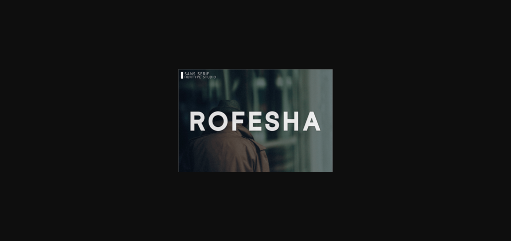 Rofesha Font Poster 3