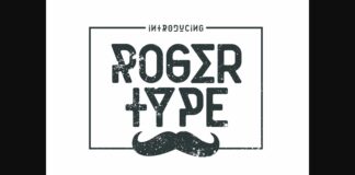 Roger Type Font Poster 1