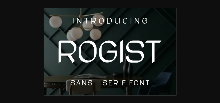 Rogist Font Poster 3