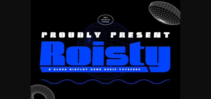 Roisty Font Poster 3