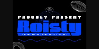 Roisty Font Poster 1