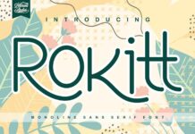 Rokitt Font Poster 1