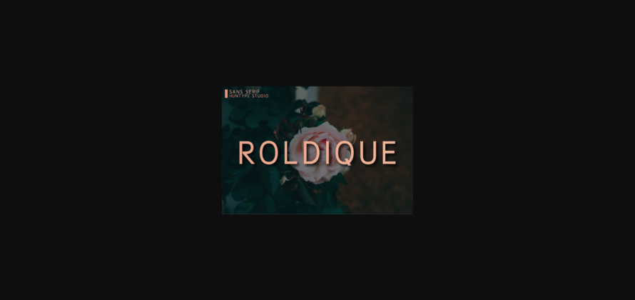 Roldique Font Poster 3