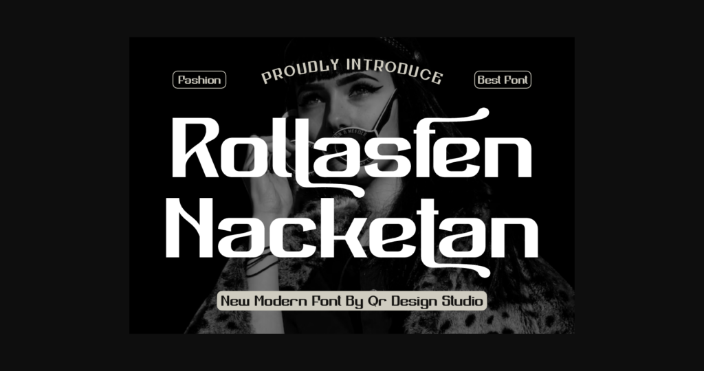 Rollasfen Nacketan Font Poster 3