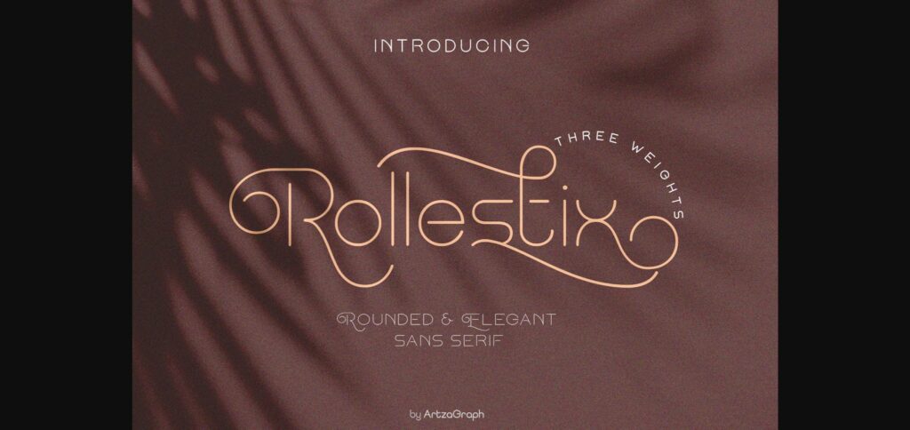 Rollestix Font Poster 3