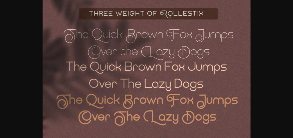 Rollestix Font Poster 10