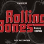 Rolling Bones Fonts