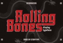 Rolling Bones Fonts