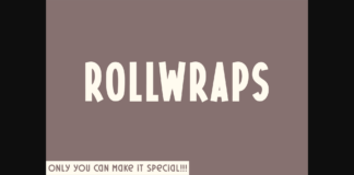 Rollwraps Font Poster 1