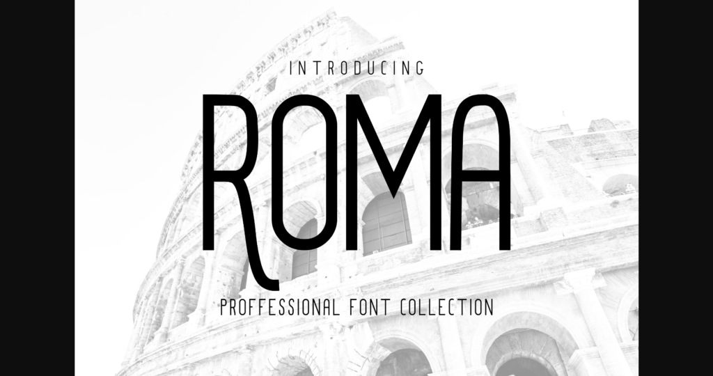 Roma Font Poster 3