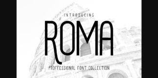 Roma Font Poster 1