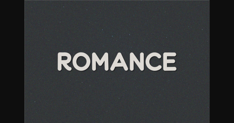 Romance Font Poster 3