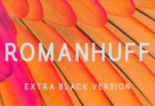 Romanhuff Extra Black Font